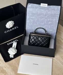 CHANEL BLACK VANITY BAG